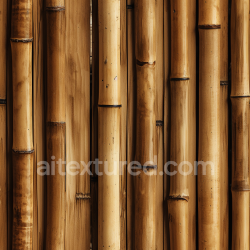 seamless Seamless 3D PBR Texture of Vertical Polished Bamboo Culms with Natural Nodes texture 8k free download PBR