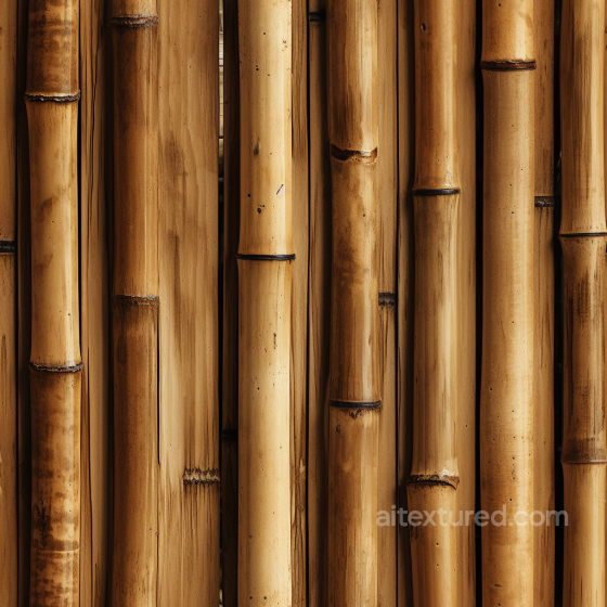 Vertical Polished Bamboo Culms Seamless Texture with Natural Nodes Bamboo texture preview