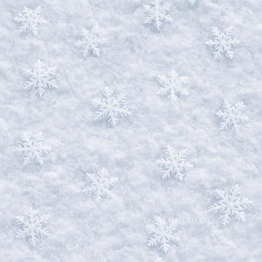 Snowflakes Frosted Snowflake Powdered Snow Fresh Snow seamless Merry christmas PBR texture