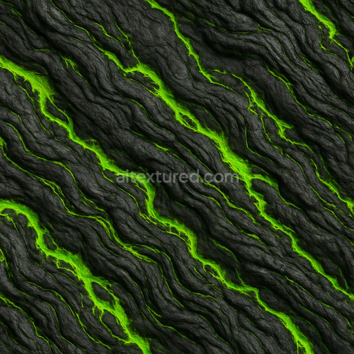Toxic Basalt Flow Texture