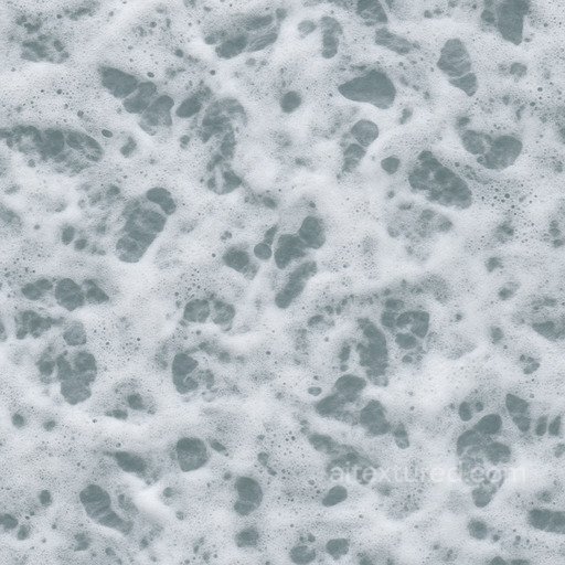 Foamy Ocean Foam Seamless Texture seamless Foam PBR texture