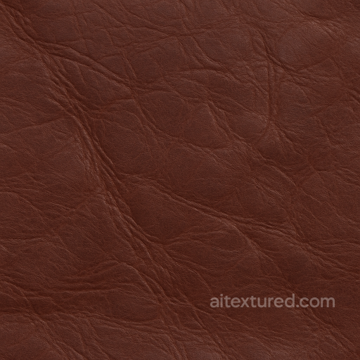 Vintage Oxblood Leather with Creased Grain seamless Furniture leather PBR texture