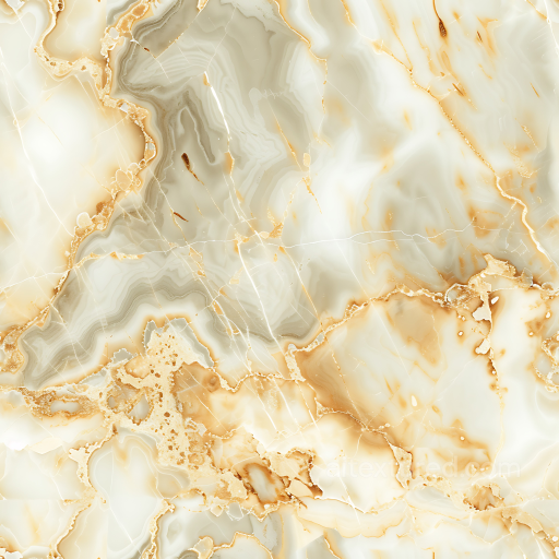 Crema Bella Natural Marble PBR Texture with Creamy Veins and Polished Finish seamless Marble PBR texture