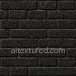 seamless Seamless burnt brick 3d texture pbr 8k charred rough industrial facade wall texture 8k free download PBR