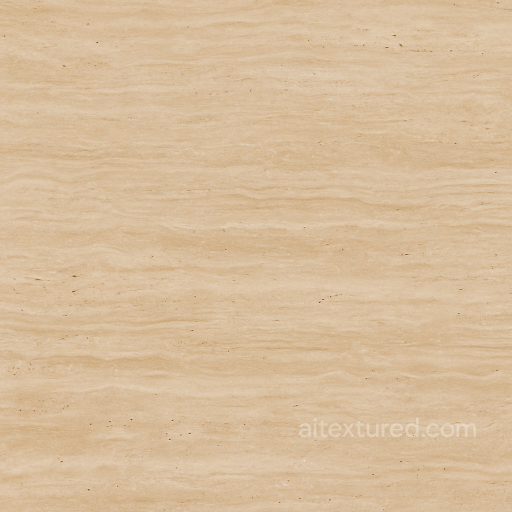 Travertine Light Veined Polished Stone Surface seamless Stone PBR texture