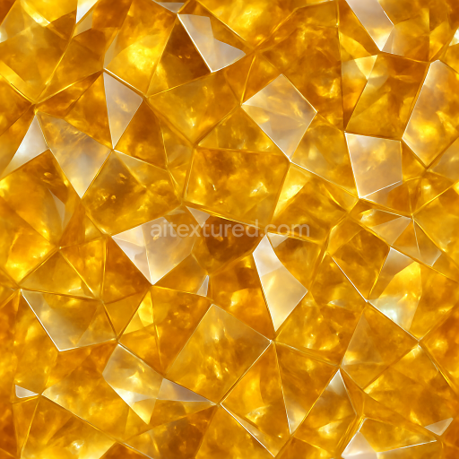 Seamless 3d texture pbr 8k citrine polished crystal showing inclusions and crystal lattice structure