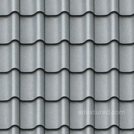 Patterned Metal Roofing Seamless Texture seamless Roofing PBR texture