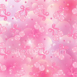 seamless Seamless 3D PBR Texture with Pink Baby Girl Disco Ball and Bow Pattern texture 8k free download PBR