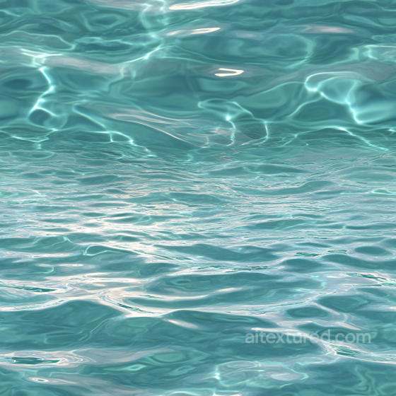 Coastal Shallow Water PBR Texture with Subtle Caustics and Gentle Ripples Water texture preview