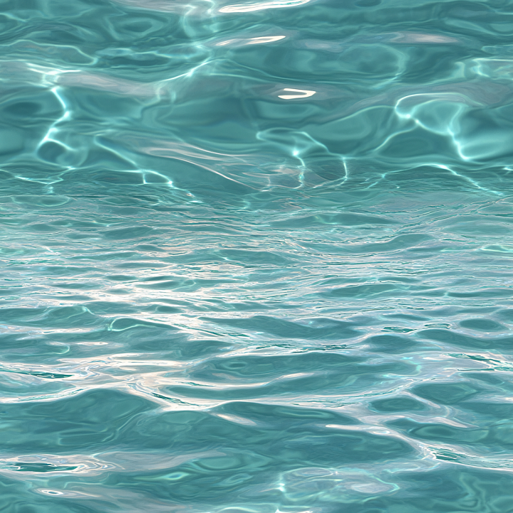 Coastal Shallow Water with Subtle Caustics and Gentle Ripples seamless PBR texture preview