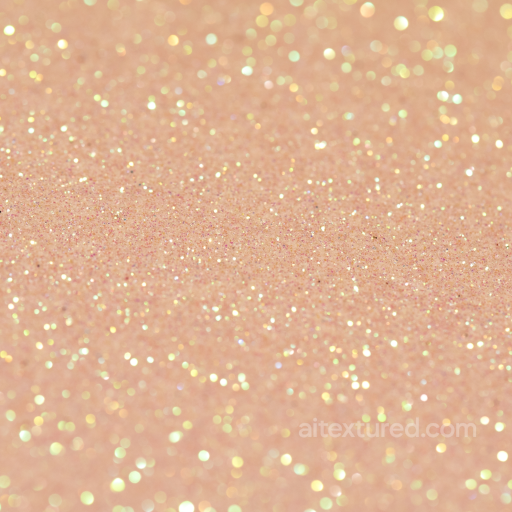 Soft Peach Glitter Texture with Fine Sparkles seamless Glitter PBR texture