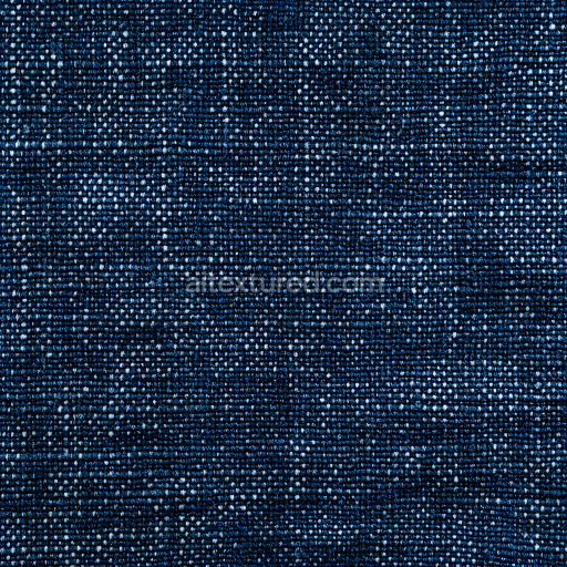 Seamless 3D Cracked Denim Fabric PBR Texture with Distressed Blue Weave Pattern