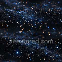 seamless Seamless 3D PBR Glossy Texture Featuring Sparkling Blue and Gold Bokeh Light Effects texture 8k free download PBR