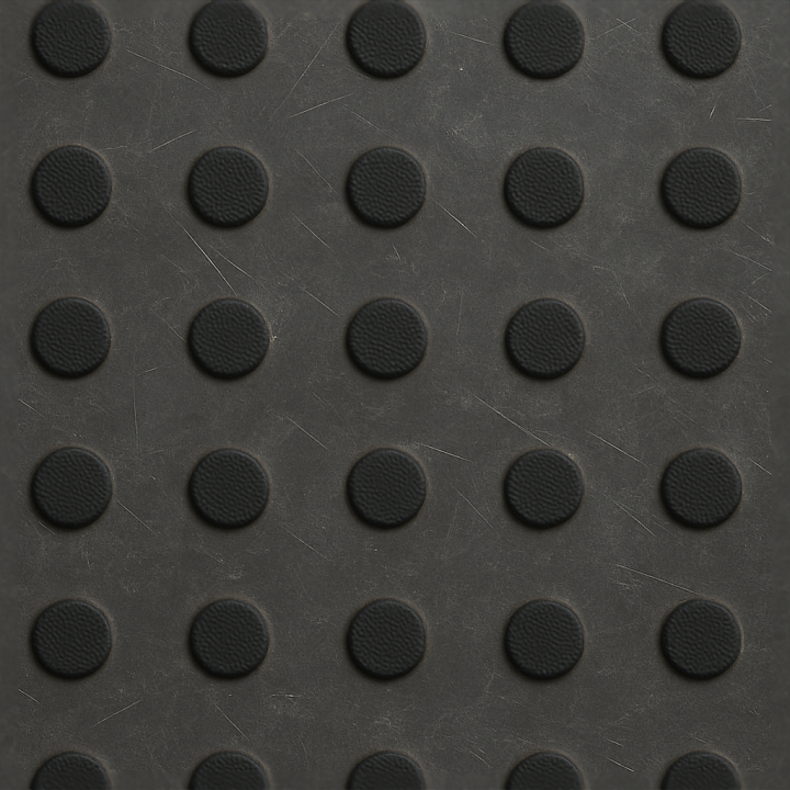 Tactile Plate Featuring Rubber Dots And Powder Coated Anodized Aluminum… seamless PBR texture preview