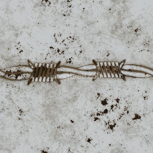 Rusty Barbed Wire Texture | Free PBR
