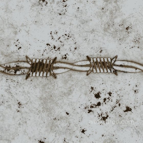 Rusty Barbed Wire Texture | Free PBR Metal texture preview