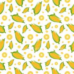 Pattern Bundle - Seamless 3D Pattern PBR Texture Featuring Vibrant Corn Cobs and Kernel Motifs texture preview