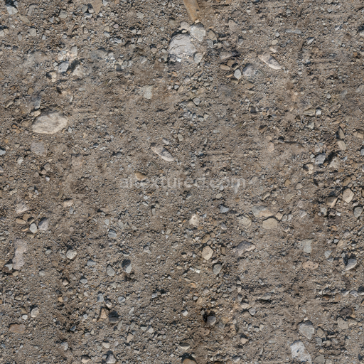 Rough Rock Stones — Rock Stones Broken Broken Gravel Gravelly — PBR seamless 3D texture