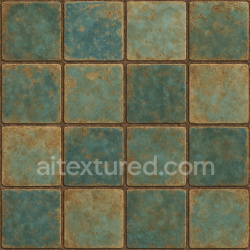 seamless Weathered Glazed Ceramic Tile Texture Seamless 1024X1024 texture 1024x1024 free download PBR