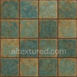 seamless Weathered Glazed Ceramic Tile Texture Seamless texture 8k free download PBR