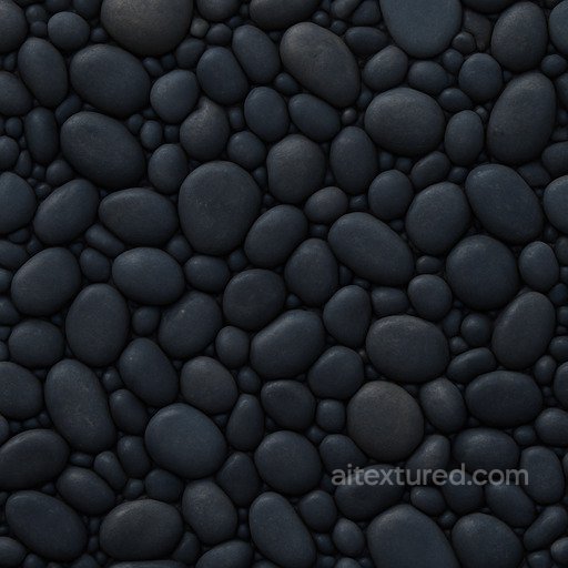 Dark Pebble Seamless Texture seamless Rock PBR texture