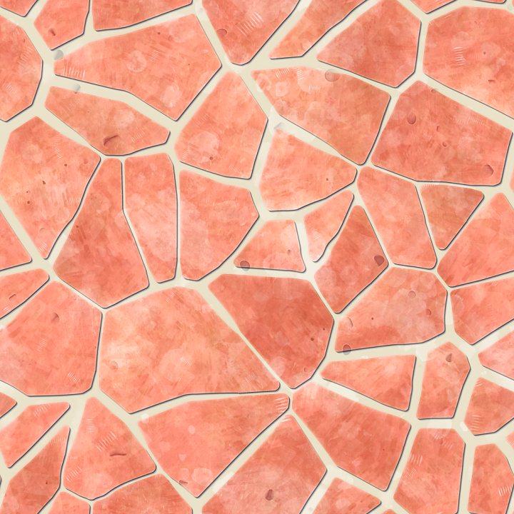 Stylized Floor Stone seamless PBR texture preview