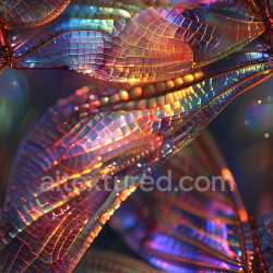 seamless Seamless 3D PBR Glossy Texture with Colorful Iridescent Veined Pattern texture 8k free download PBR