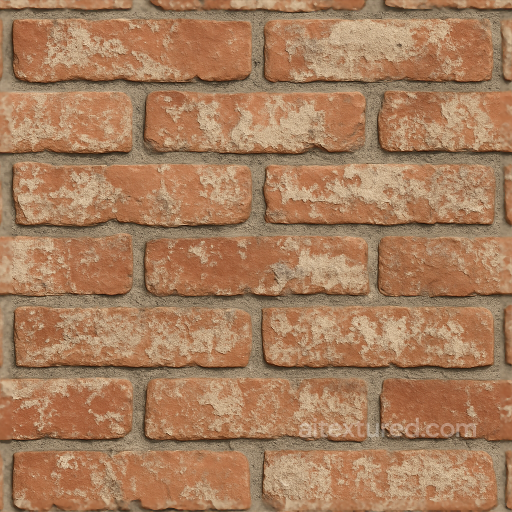 Clay Brick Facade Surface For Traditional Architectural Designs seamless Architecture PBR texture