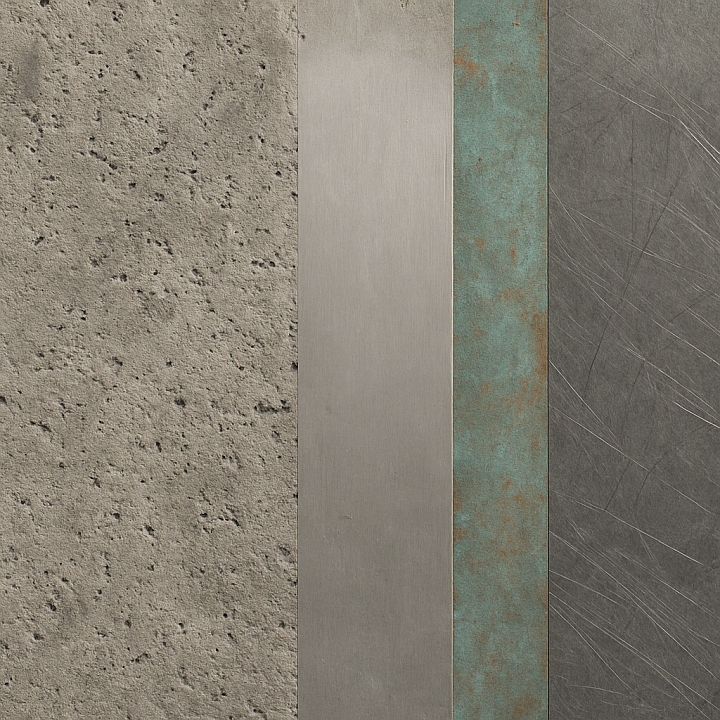 Rough Concrete Surface With Pitted Concrete And Matte Finish seamless PBR texture preview