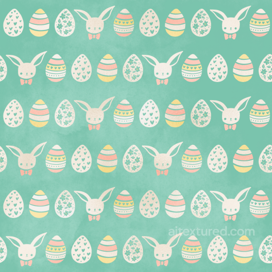 Featuring Pastel Easter Eggs and Bunny Motifs All Christmas Digital paper texture preview