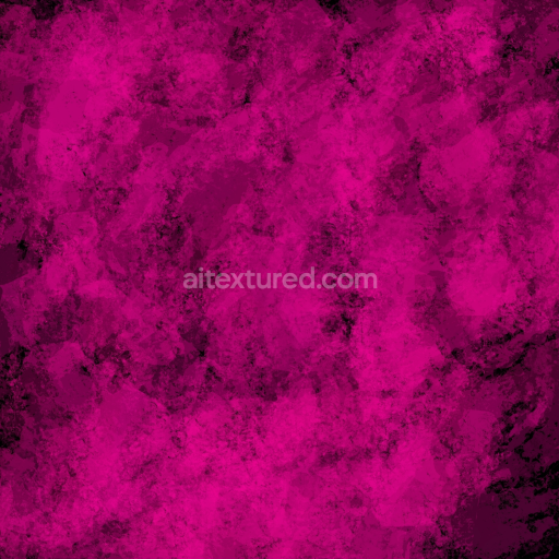 Seamless 3D PBR Watercolor Texture featuring rich magenta and subtle black accents