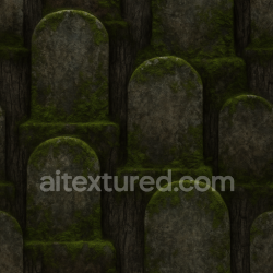seamless Seamless 3d texture pbr 8k weathered tombstone mossy stone for graveyard scenes texture 8k free download PBR