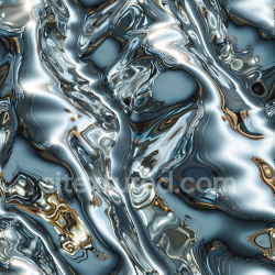 seamless Seamless 3D PBR Texture of Futuristic Reflective Liquid Metal Water texture 8k free download PBR