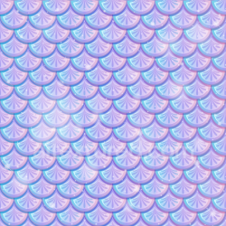 seamless Seamless 3D PBR Mermaid Scale Texture with Pastel Blue and Lavender Layered Scales texture 8k free download PBR