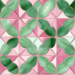 seamless Seamless 3D Marble PBR Texture with Glossy Green & Pink Inlay Pattern texture 8k free download PBR