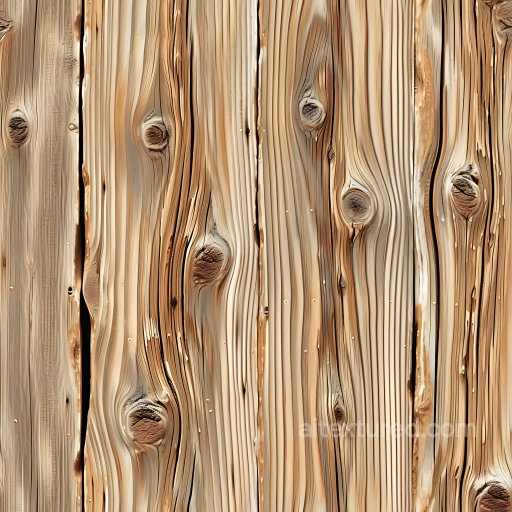 Weathered Pine Wood Planks Seamless Texture with Knots and Cracks seamless Wood PBR texture
