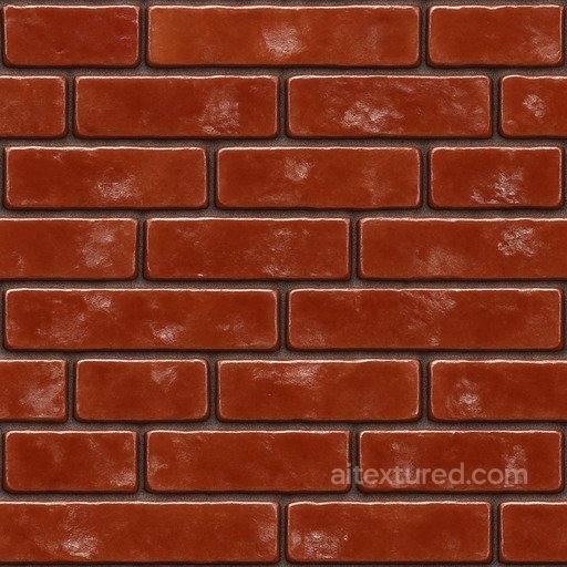 Shiny Brick Seamless Texture seamless Basic-materials PBR texture