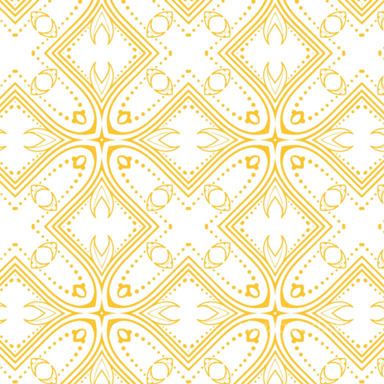 White Fabric Texture with Elegant Gold Ornamental Pattern White & Gold texture preview