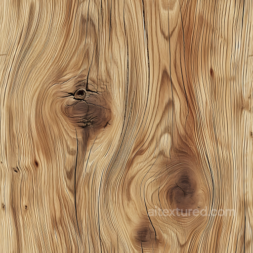 Knotty Pine Wood PBR Texture with Natural Grain and Knots seamless Wood PBR texture