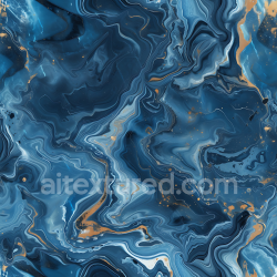 seamless Seamless 3D Blue Marble PBR Texture Featuring Fluid Gold Veins texture 8k free download PBR