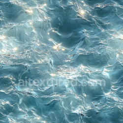 seamless Seamless Realistic Ocean Water 3D PBR Texture with Soft Waves and Sparkling Highlights texture 8k free download PBR