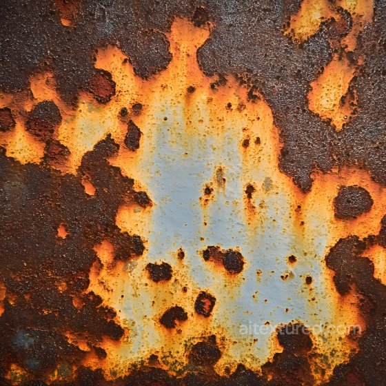 Rusty Metal PBR Texture Featuring Cracked, Pitted, and Corroded Surfaces with Orange and… Rust texture preview