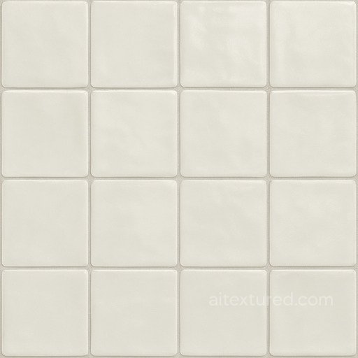 Clean Glazed Ceramic Tile Seamless Texture seamless Ceramic-tile PBR texture