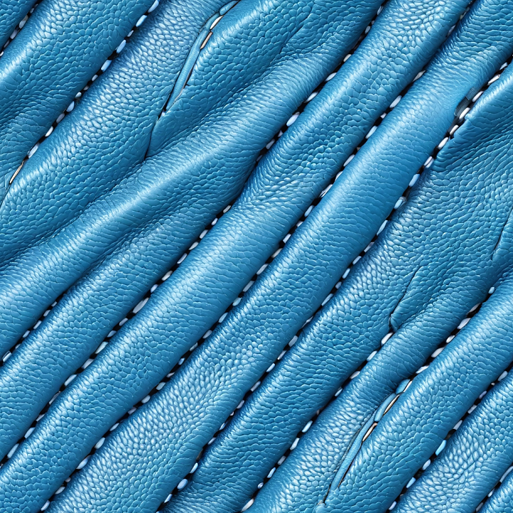 Blue Pebbled Leather with Wrinkles and Folds seamless PBR texture preview