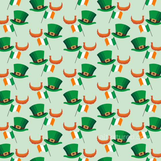 Featuring St Patrick's Day Icons Pattern St patrick digital paper bundle texture preview