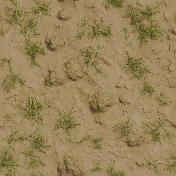 Of Muddy Marsh Mud Showing Mud With Grass And Muddy Soil Clumps seamless PBR texture preview