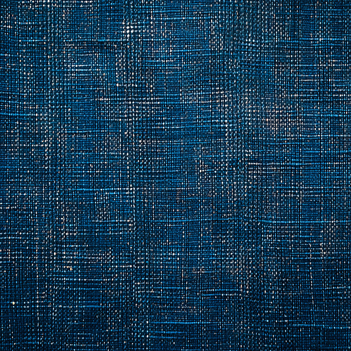 Cracked Denim Fabric with Worn Blue Grid Pattern seamless PBR texture preview