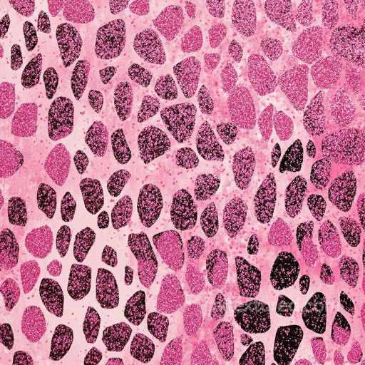 Pink and Black Glitter Leopard Print Pattern Seamless Texture seamless Leopard Print PBR texture