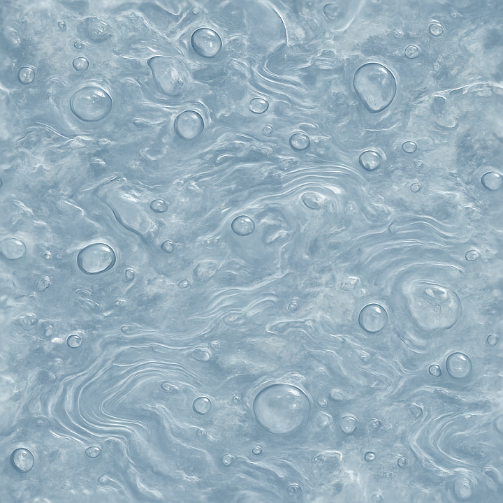 Melting Ice With Wet Ice And Ice Meltwater Details seamless PBR texture preview