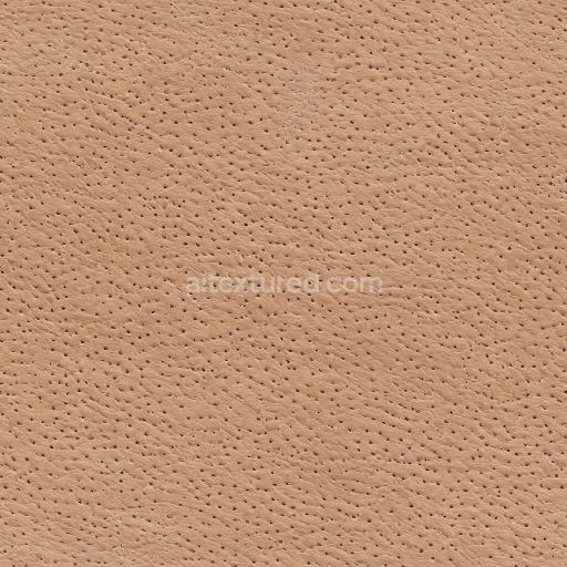 Seamless 3D Sandy Beige Pebbled Leather PBR Texture with Fine Grain and Natural Pores